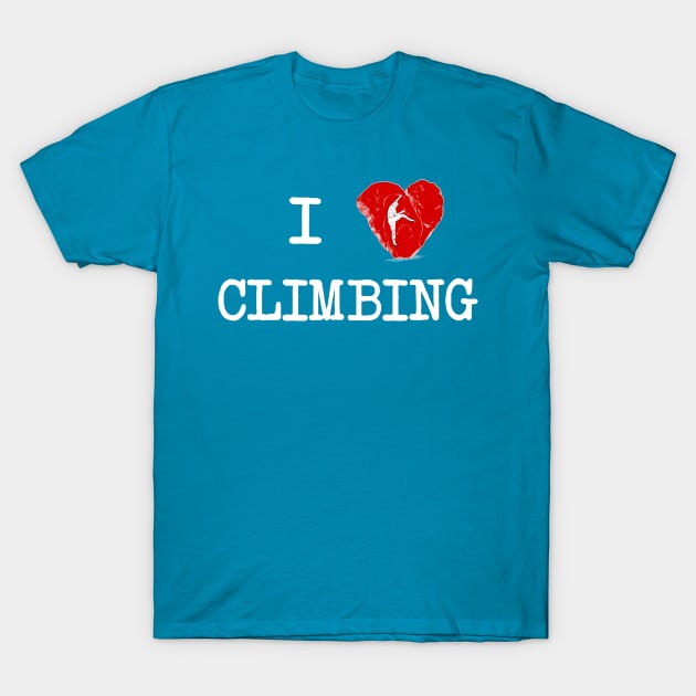 Climbing T-Shirt by Bertoni_Lee